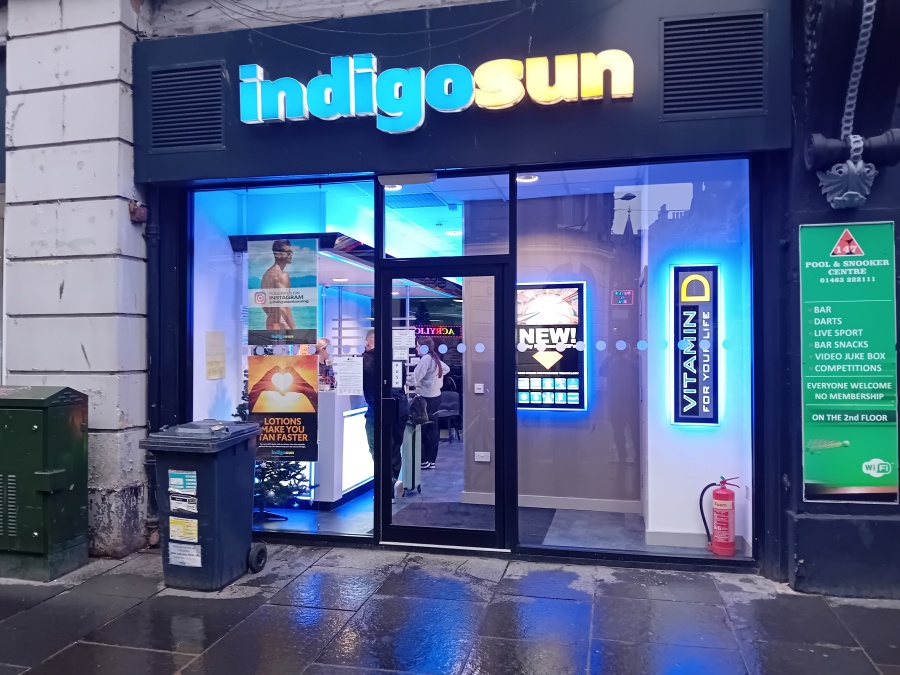 Indigo Sun tanning salon, Inverness
